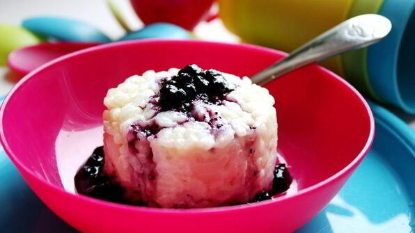 черничный рисовый пудинг