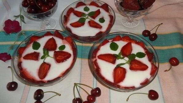 десерт летняя фантазия