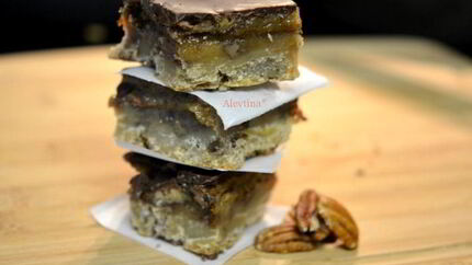 Десерт Сэнди пралине с пеканом