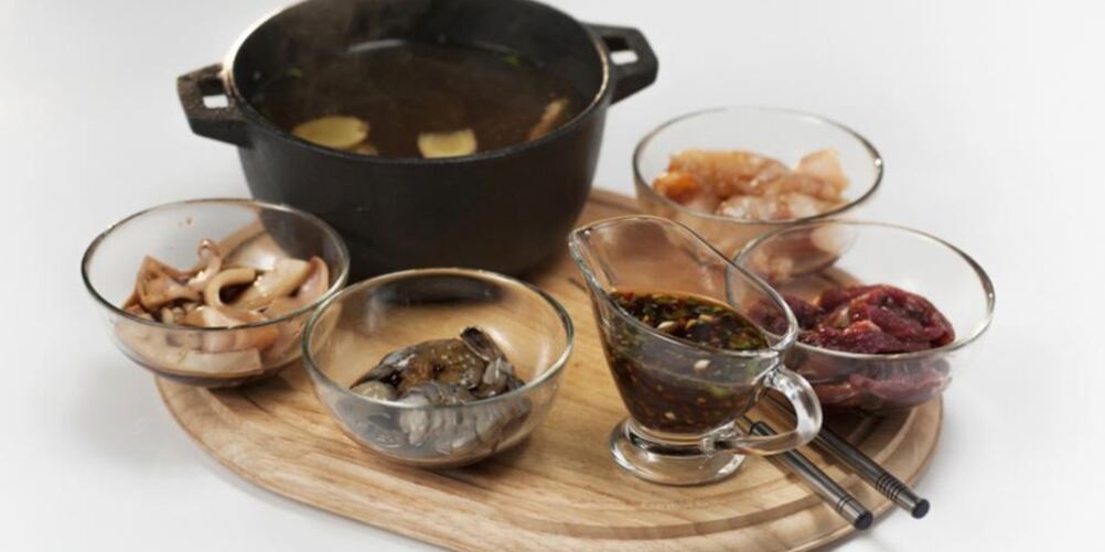 Рецепт фондю из морепродуктов