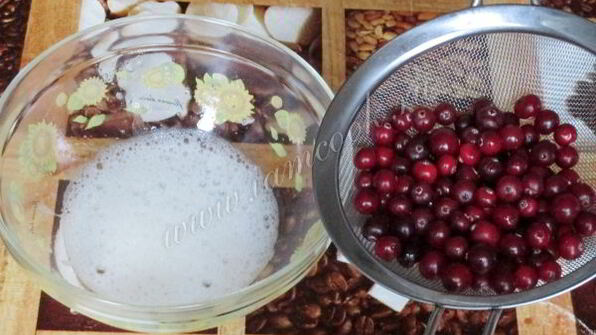 конфеты клюква в сахаре