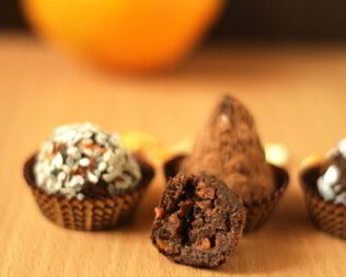 Конфеты с морковью и черносливом