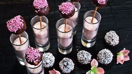 Конфеты с шоколадом и ликером