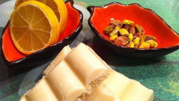 конфеты яблочко из сказки с фисташками