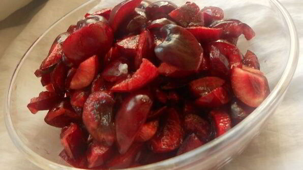 мягкие черешневые конфеты с ромом и маскарпоне