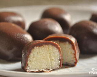 Шоколадно-кокосовые конфеты