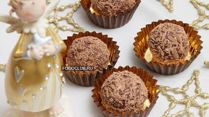 Шоколадные конфеты с начинкой