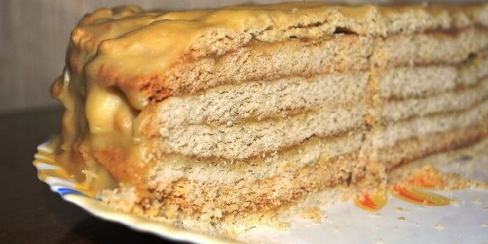 Рецепт бабушкиного рыжика с заварным кремом