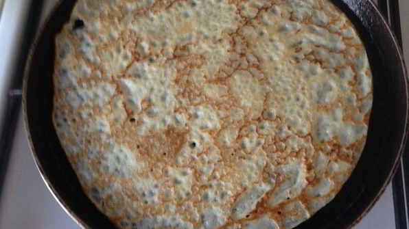 блинный тортик с кремом из апельсинов и сгущенки