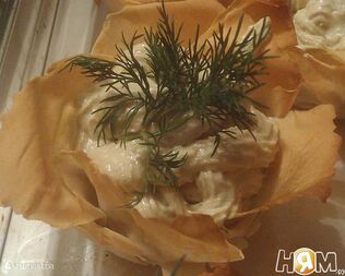 Корзиночки с кремом из авокадо