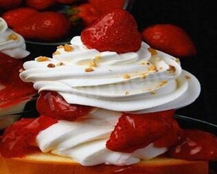 Крем из сливок для торта