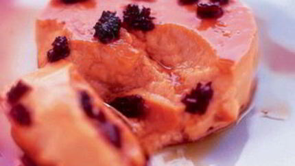 Крем-карамель со сморчками