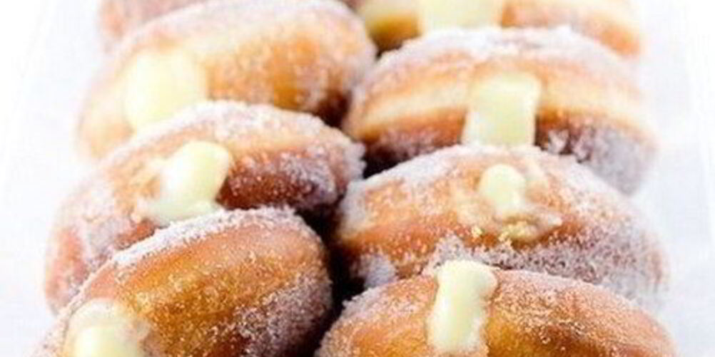 Рецепт пончиков с заварным лимонным кремом