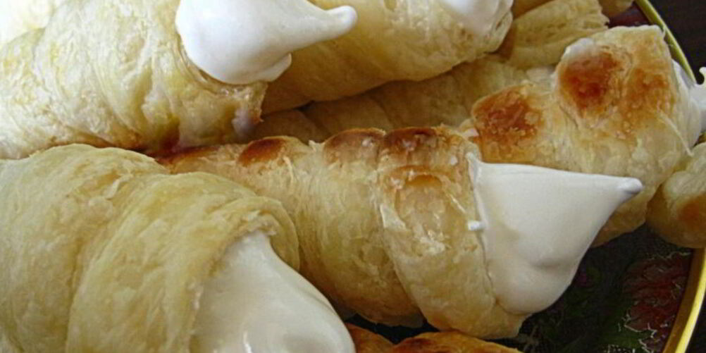 Рецепт слоеных трубочек с белковым кремом
