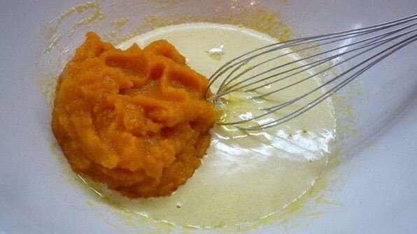 тыквенный рулет с карамельным кремом