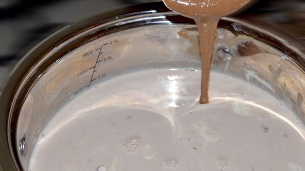 заварной крем-пудинг без яиц