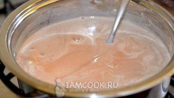 заварной крем-пудинг без яиц