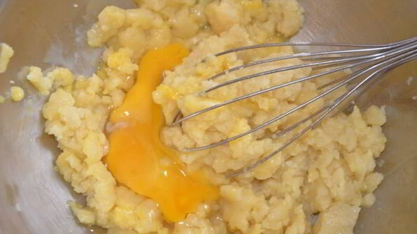 заварные колечки с творожным кремом