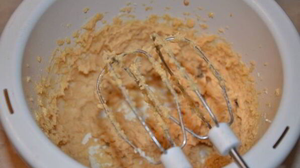 заварные колечки с творожным кремом