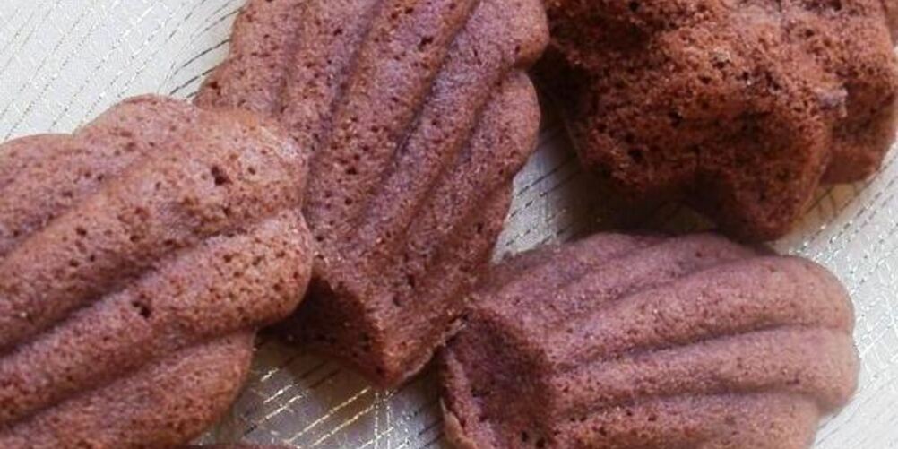 Рецепт мадленок шоколадных