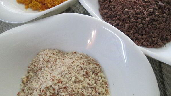 миндально-шоколадные груши в тесте фило