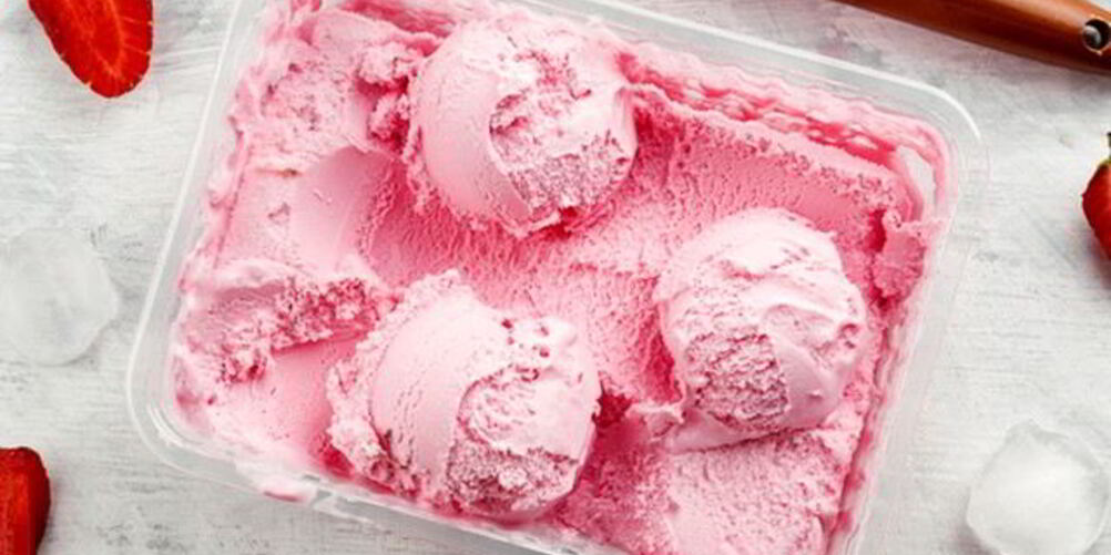 Рецепт бананова-клубничного мороженого