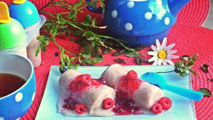 Банановое мороженое на кефире