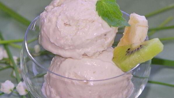 детское банановое мороженое