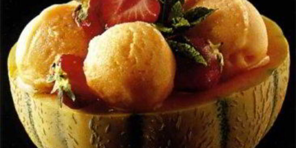 Рецепт дынного мороженого