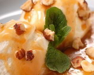 Карамельно-апельсиновый соус для мороженого