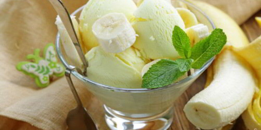 Рецепт мороженого из банана и молока