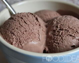 Шоколадное мороженое