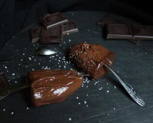 Шоколадный десерт-мороженое