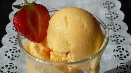 Сливочное мороженое