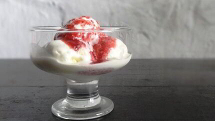 Творожное мороженое