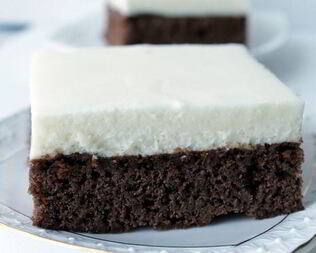 Брауни с муссом из маршмеллоу