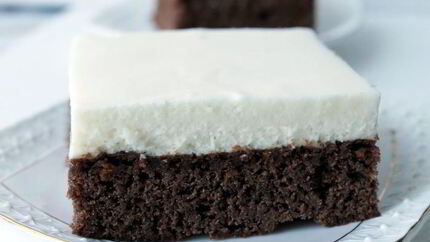 Брауни с муссом из маршмеллоу