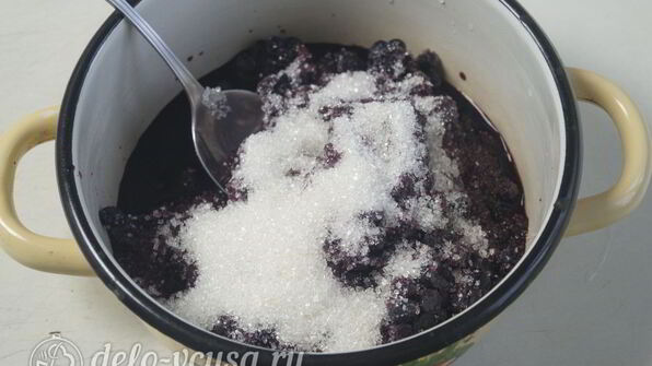 черничный муссовый торт