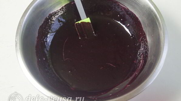 черничный муссовый торт