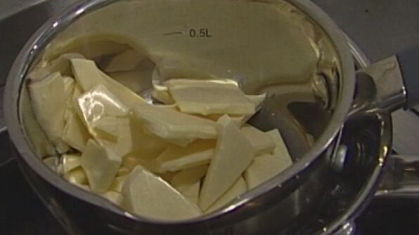 клубничный мусс с белым шоколадом