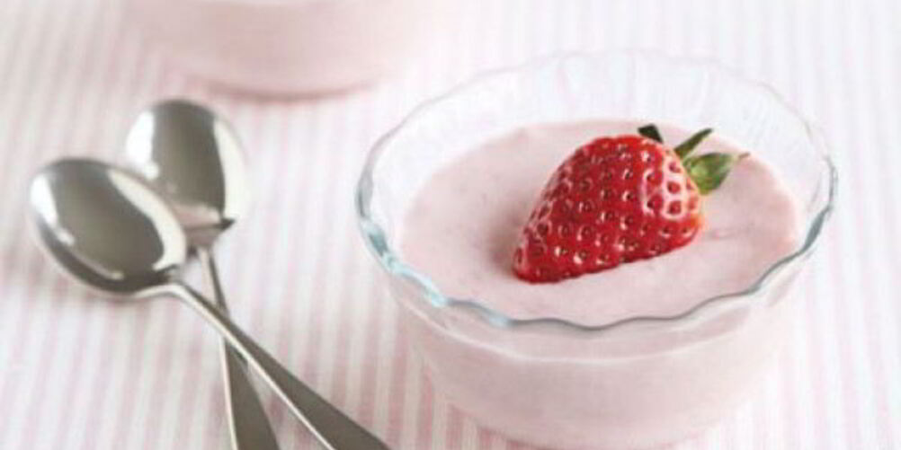 Рецепт клубничного зефирного мусса