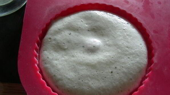 легкий мятно-лимонный мусс-желе