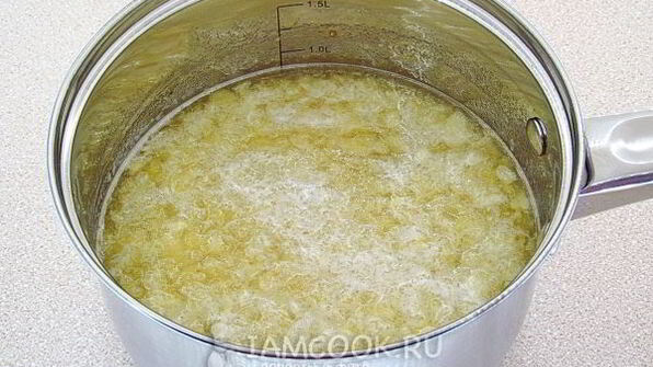 мусс из консервированных ананасов