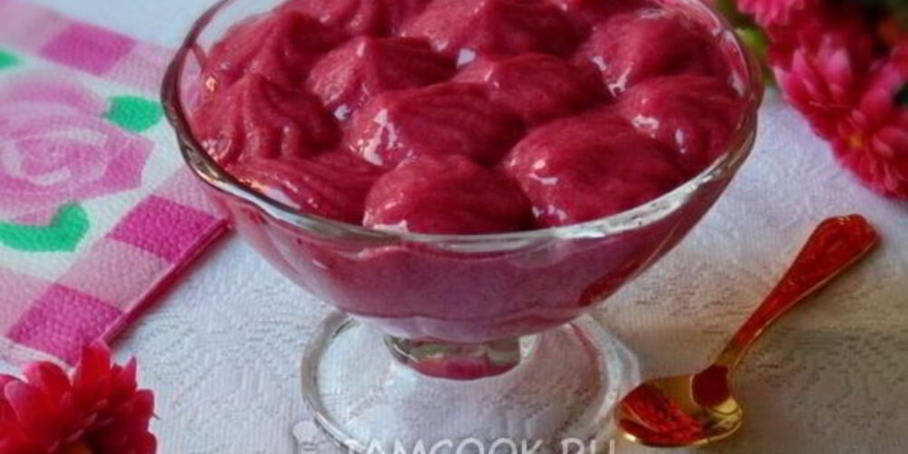 Рецепт мусса из малины и ежевики