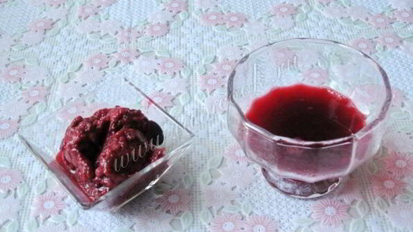 мусс из малины и ежевики