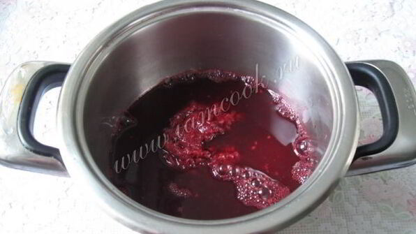 мусс из малины и ежевики