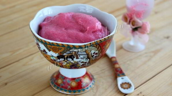 мусс клюквенный