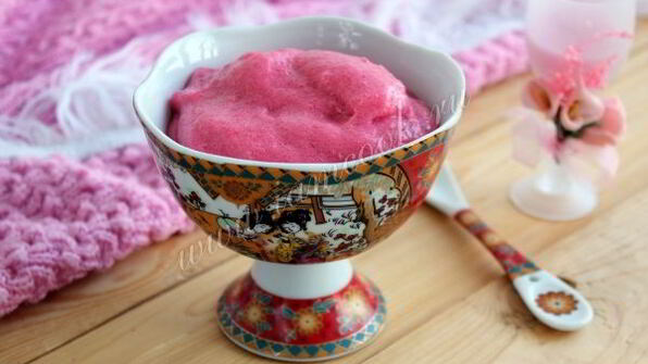 мусс клюквенный