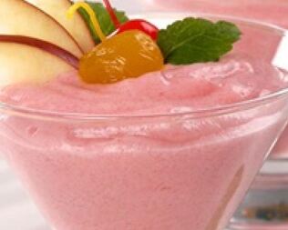 Мусс с вишневым сиропом