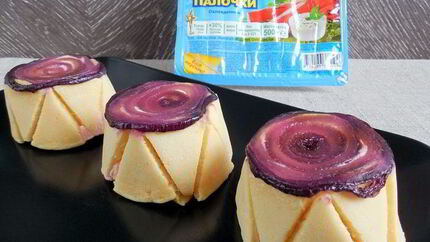 Шарлотт с крабовым муссом